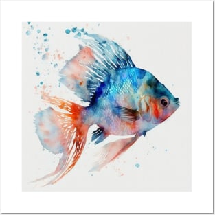 Painted Goldfish Posters and Art